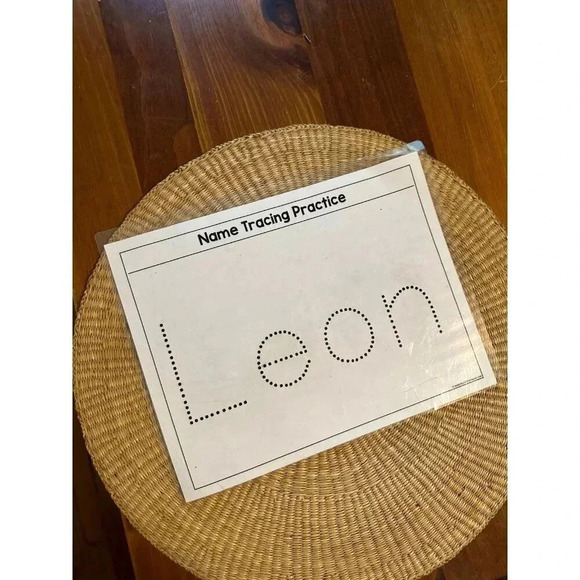 Name Tracing Practice LEON - Picture 1 of 6